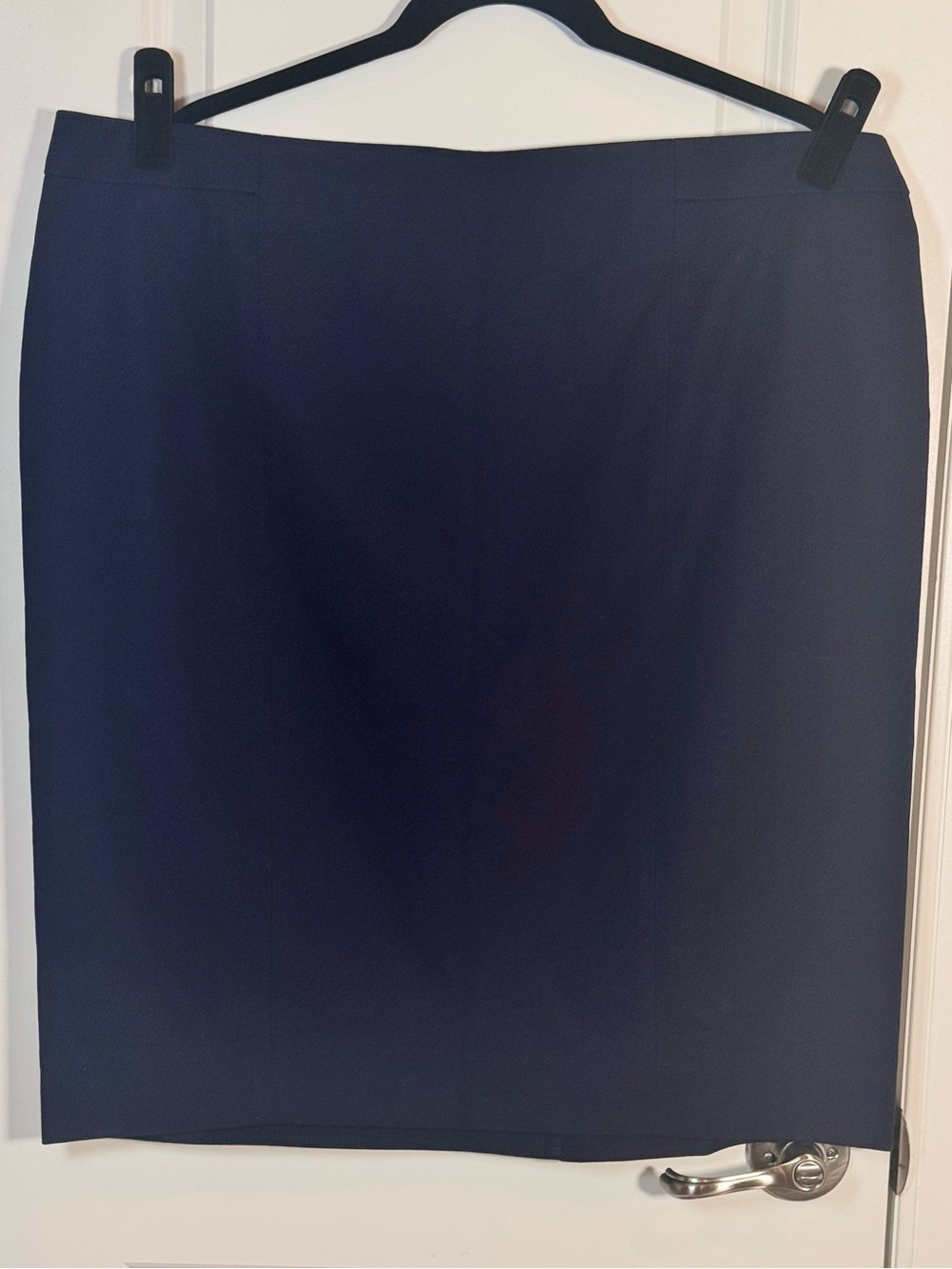 NWT Gap Navy Bi Stretch Pencil Skirt 20 Plus Size Uniform Work Office Cotton